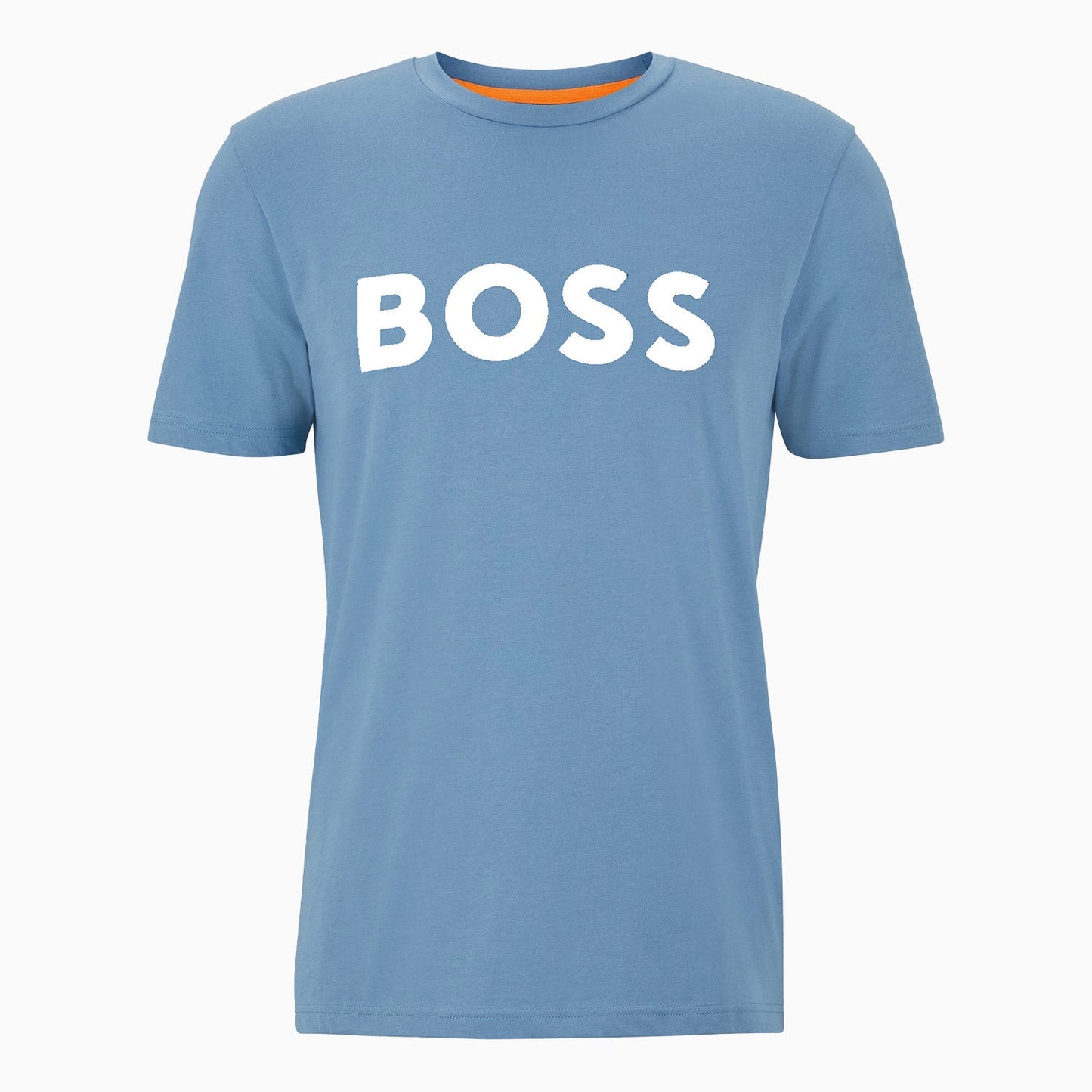 Men's Cotton Jersey T-Shirt With Rubber Print Logo