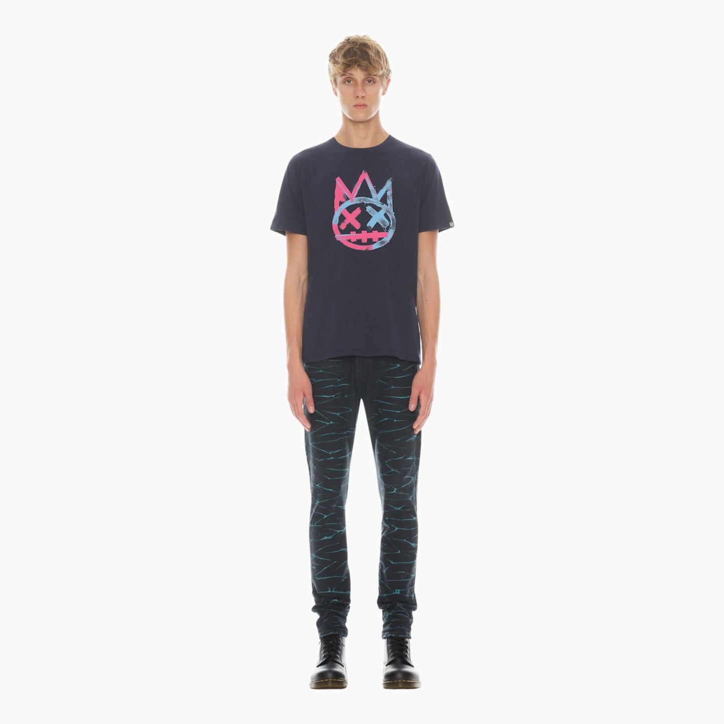 Men's Shimuchan Logo Short Sleeve Crew Neck T Shirt