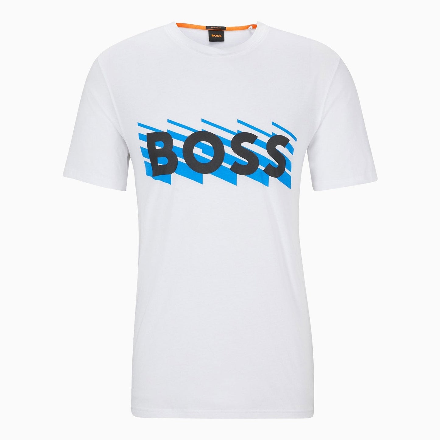 Men's Cotton Jersey T-Shirt With Rubber Print Logo