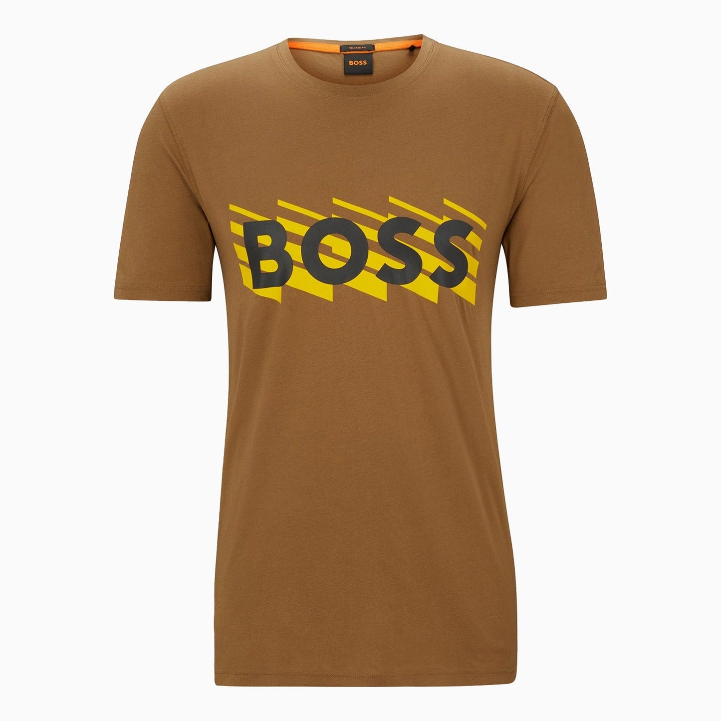 Men's Cotton Jersey T-Shirt With Rubber Print Logo