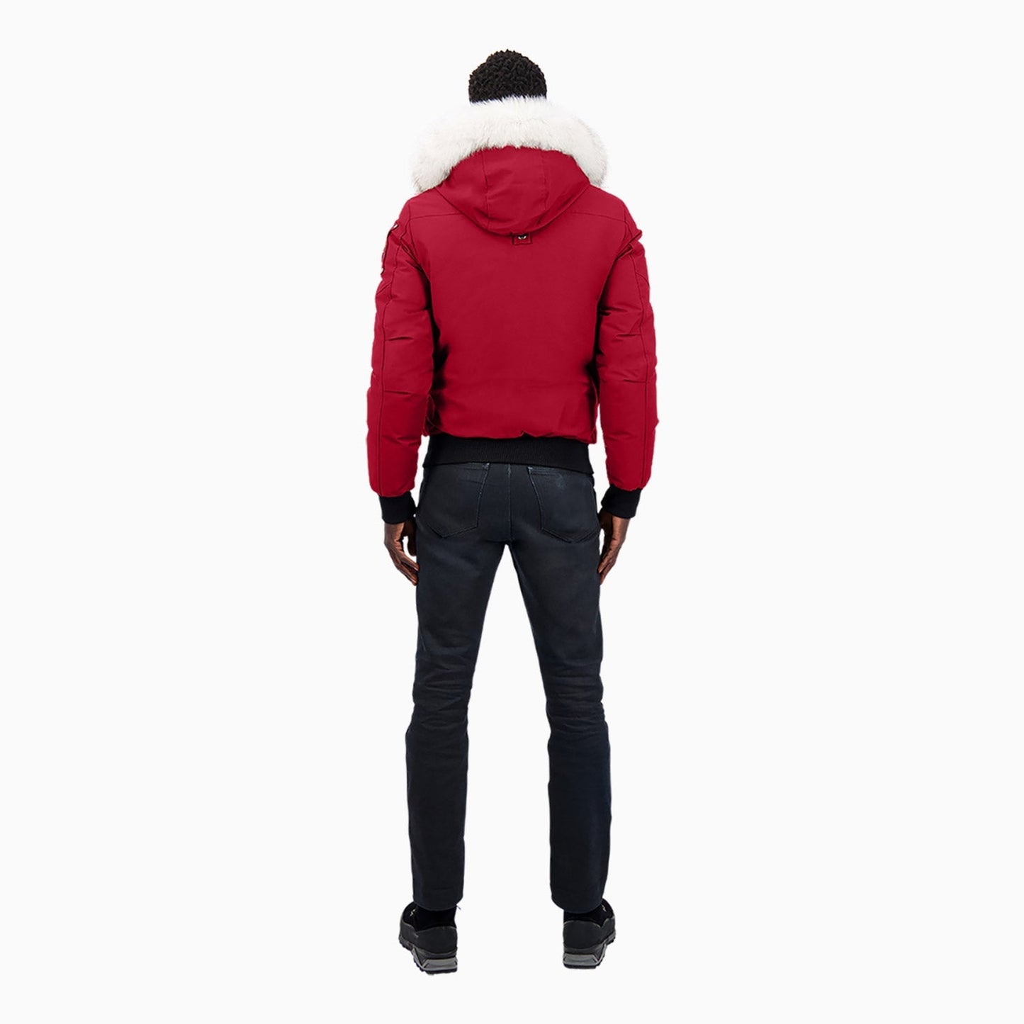 Men's Balistic Bomber Zip-Up Fur Jacket