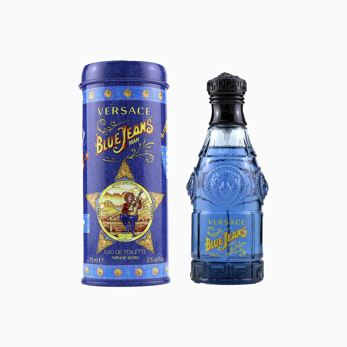 Men's Versace Blue Jeans EDT Spray 2.5 Oz