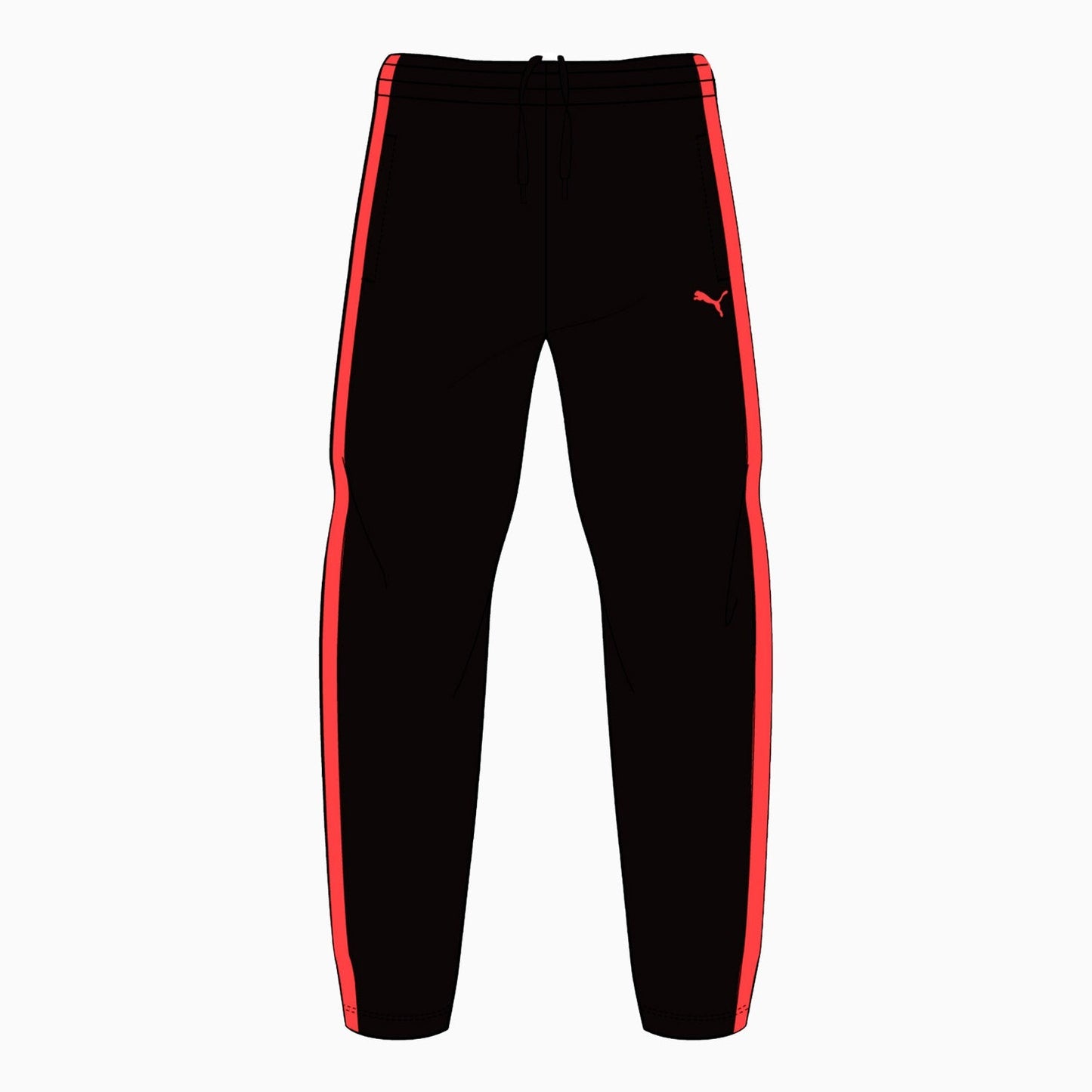 Men's Contrast Open Track Pant