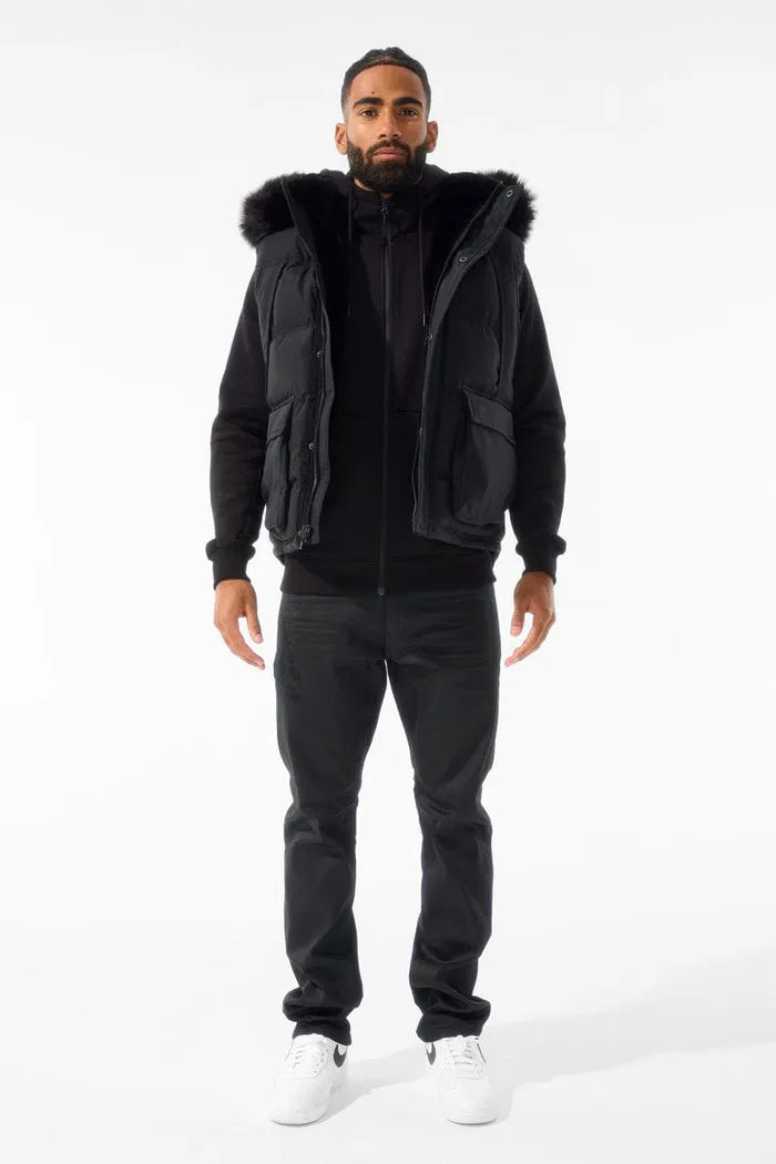 Men's Yukon Fur Lined Puffer Vest