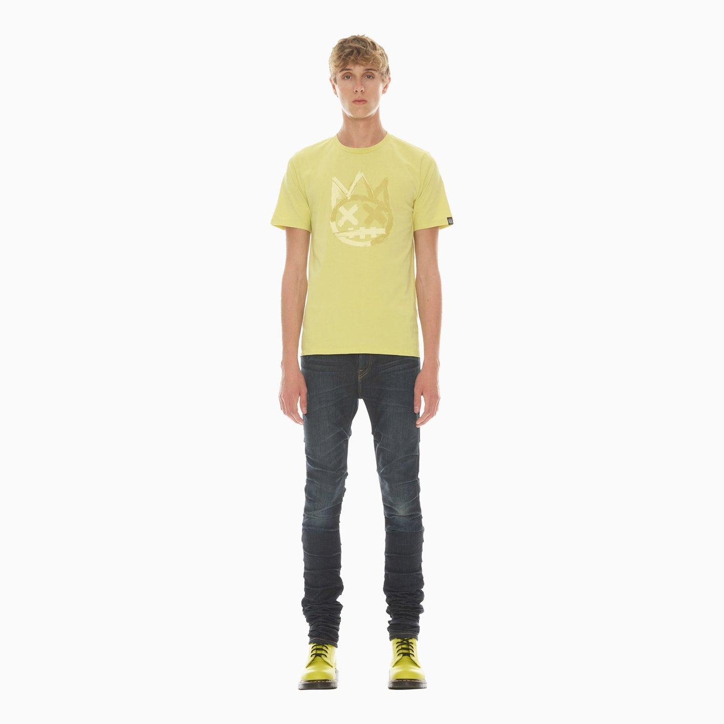 Men's Shimuchan Brushed Logo Short Sleeve T Shirt