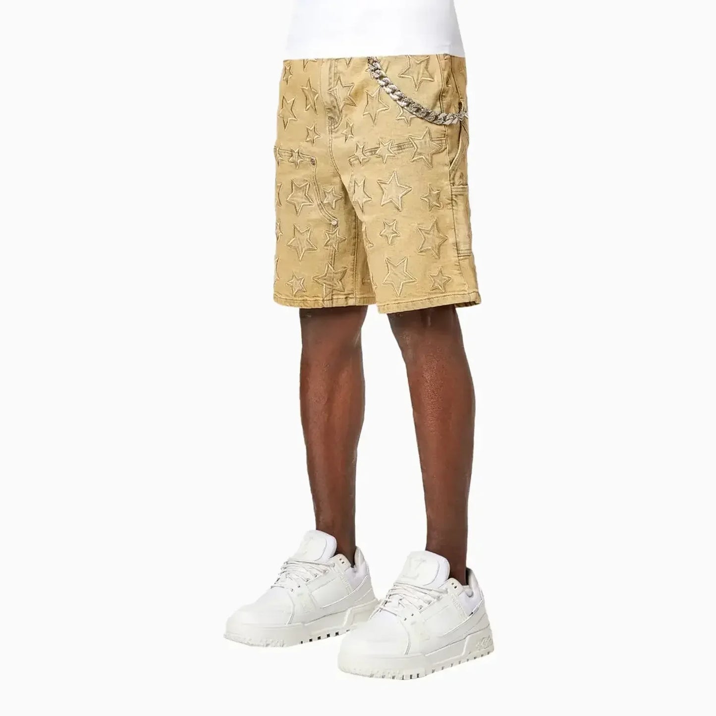 Men's Vintage Stars Denim Shorts