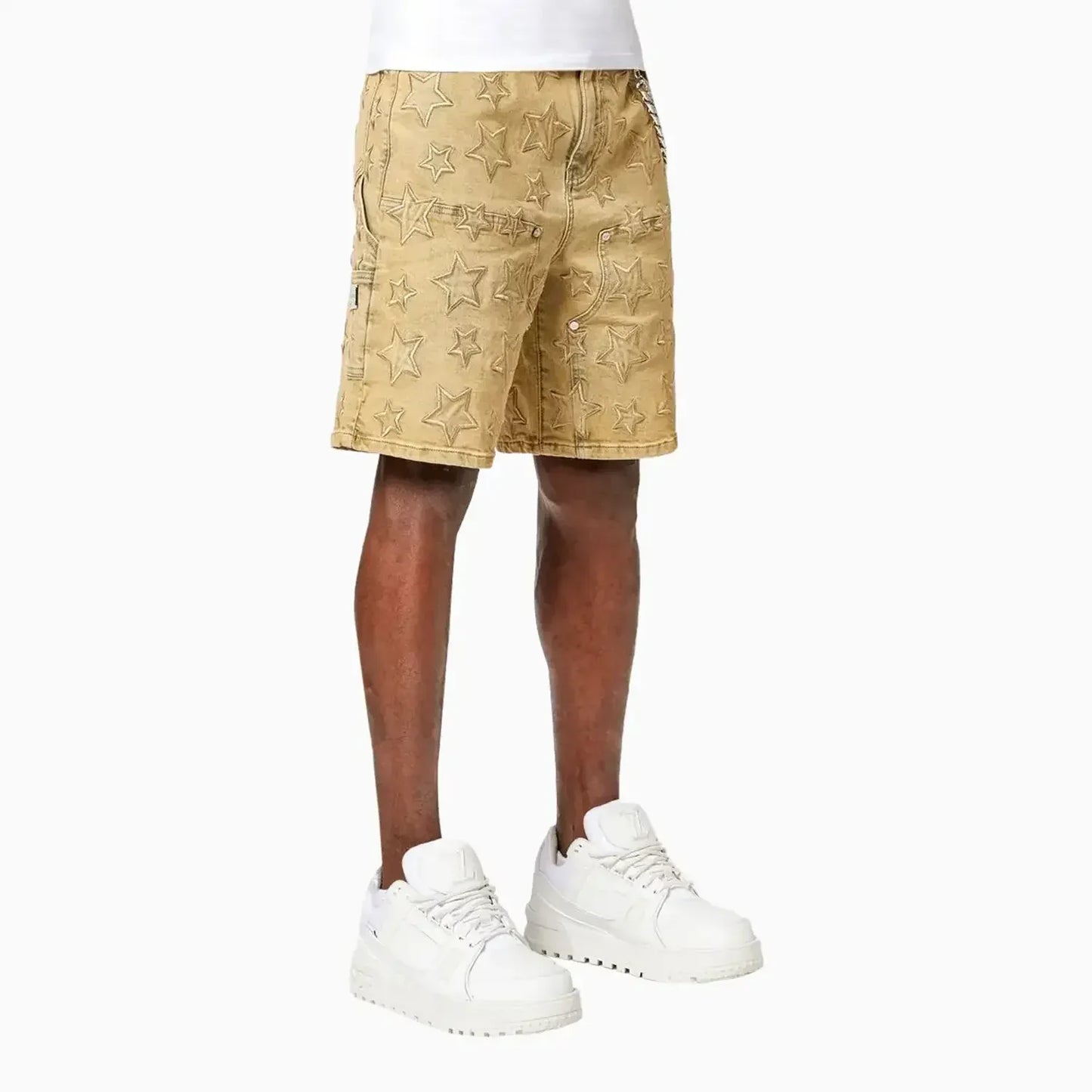 Men's Vintage Stars Denim Shorts