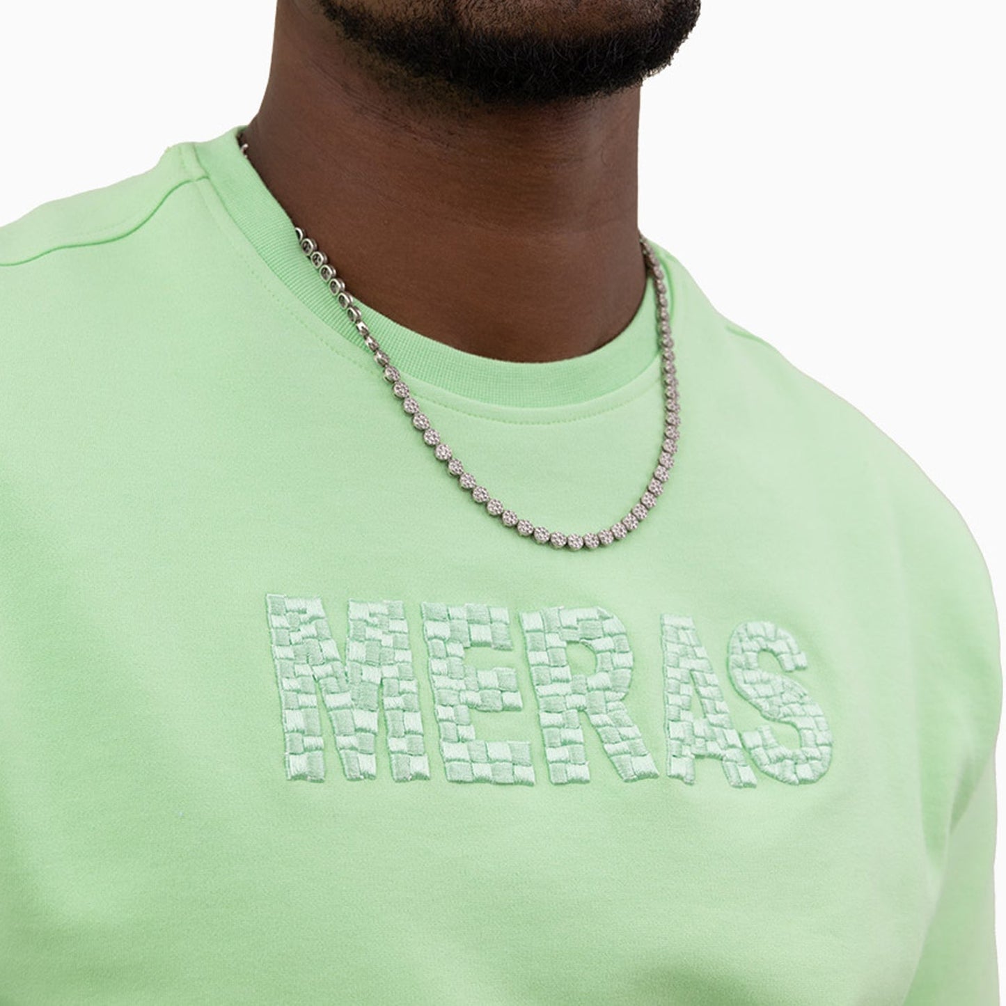 Men's Embroidery Crew Neck Sweatshirt