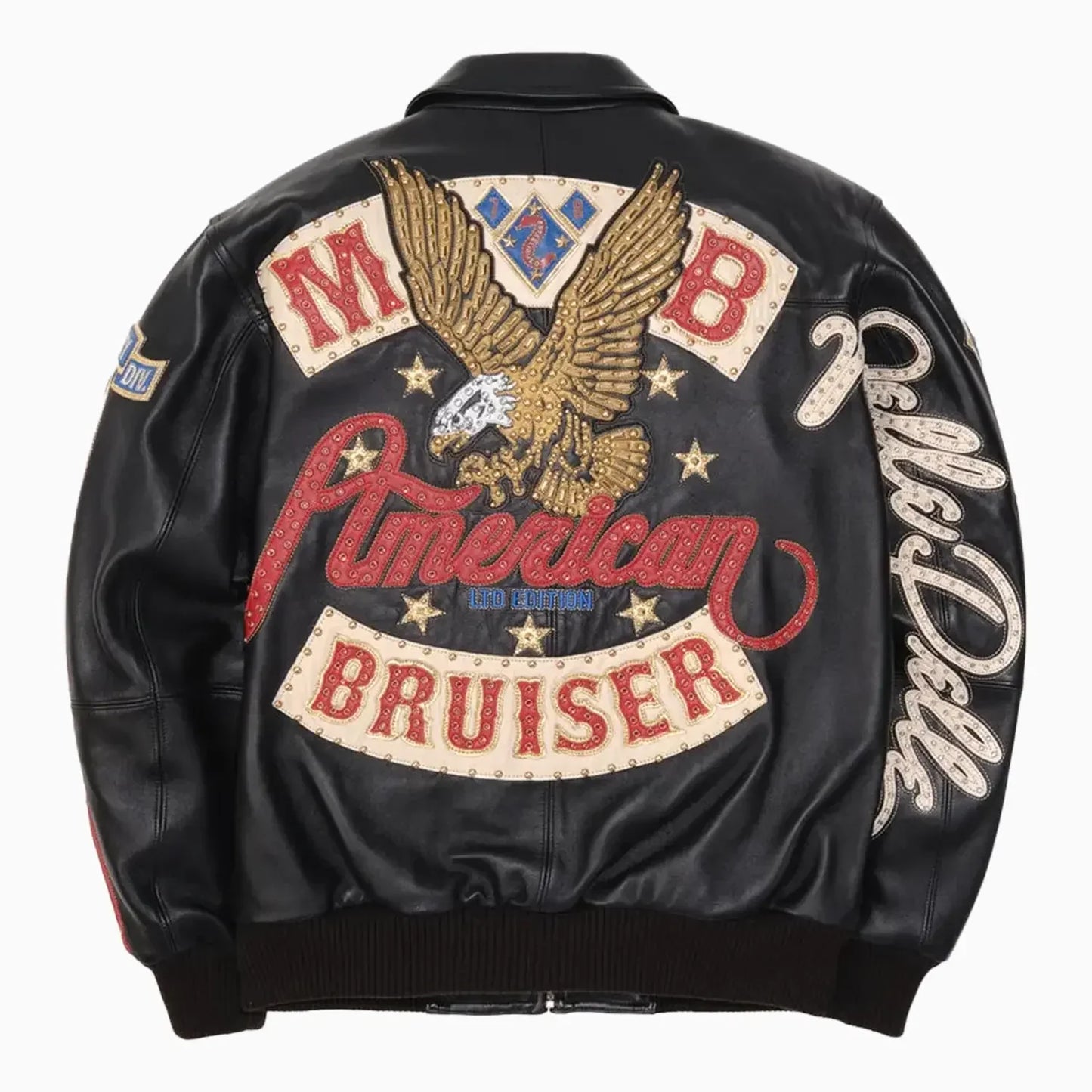 Men's American Bruiser Leather Jacket