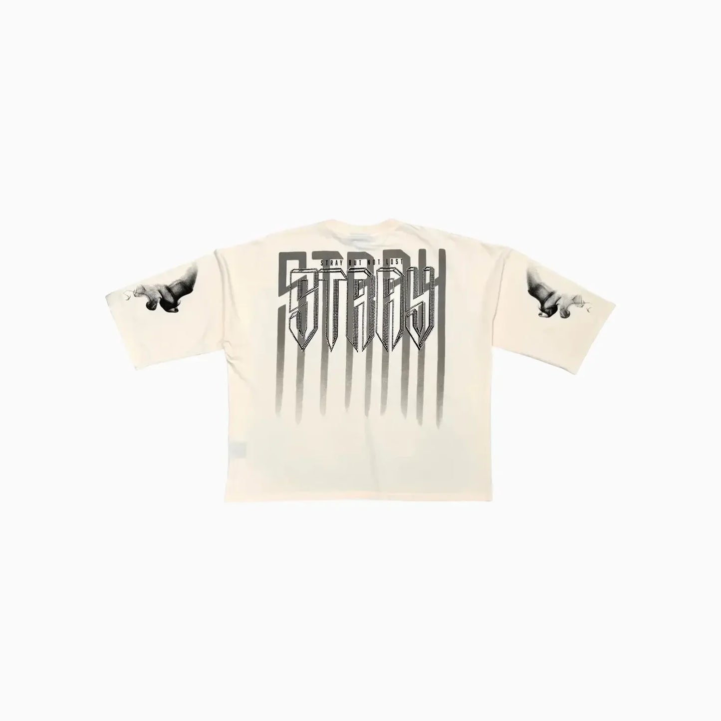 Men's Monarch Digital Skull Oversized Graphic T-Shirt