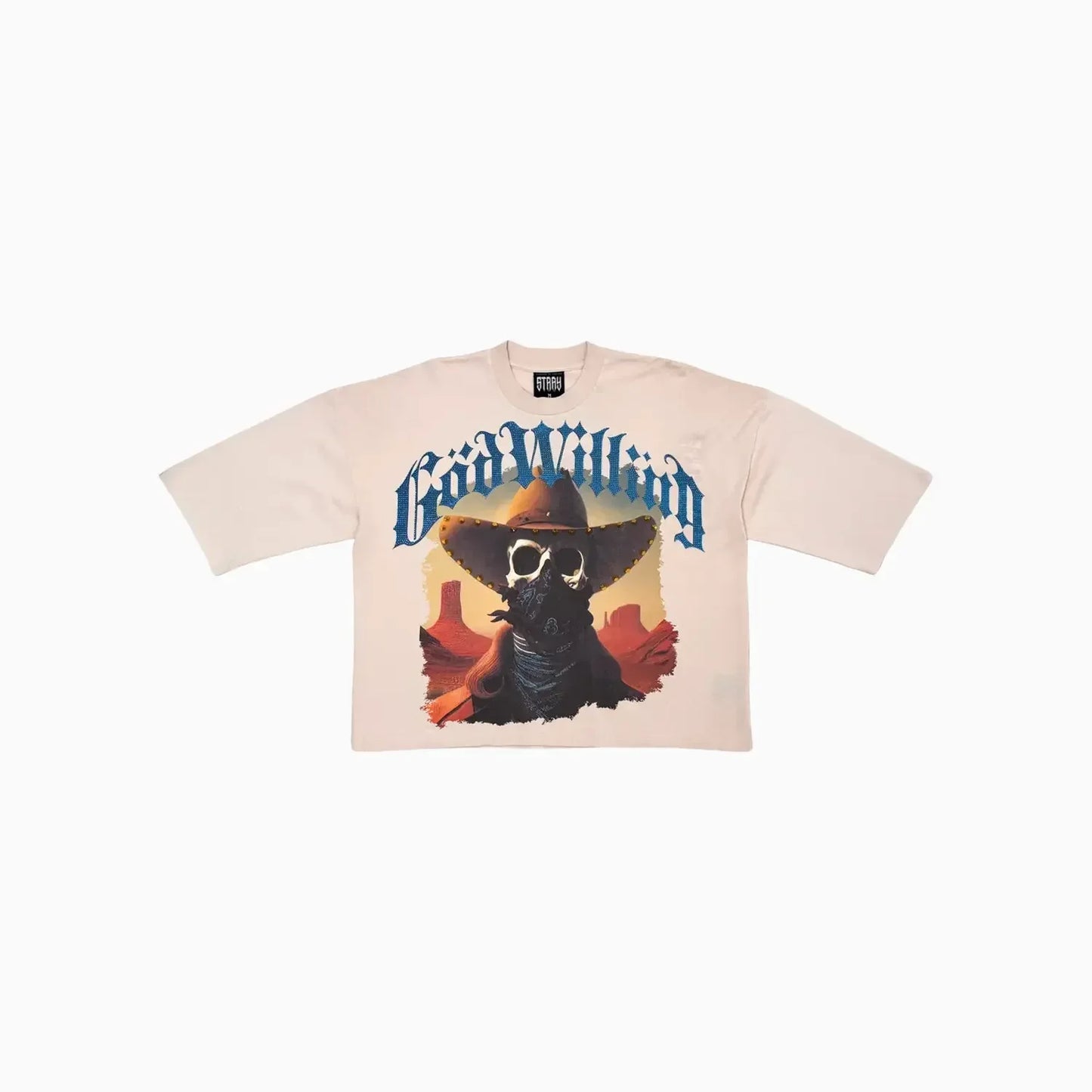 Men's Wide Crop Fit Short Sleeve T-Shirt